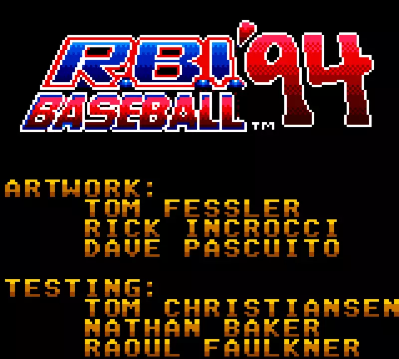 Image n° 1 - titles : R.B.I. Baseball'94